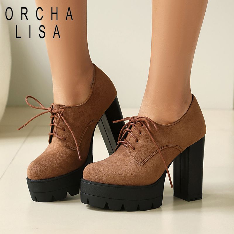 Women'S Shoes Extended Sizes - ORCHA LISA Sıcak Sürü Süet Kadın