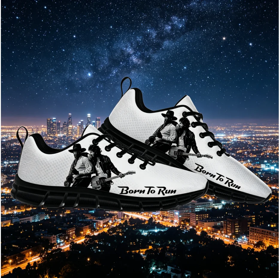Women Shoes Quote - Born To Run Özel Tasarım Yalınayak
