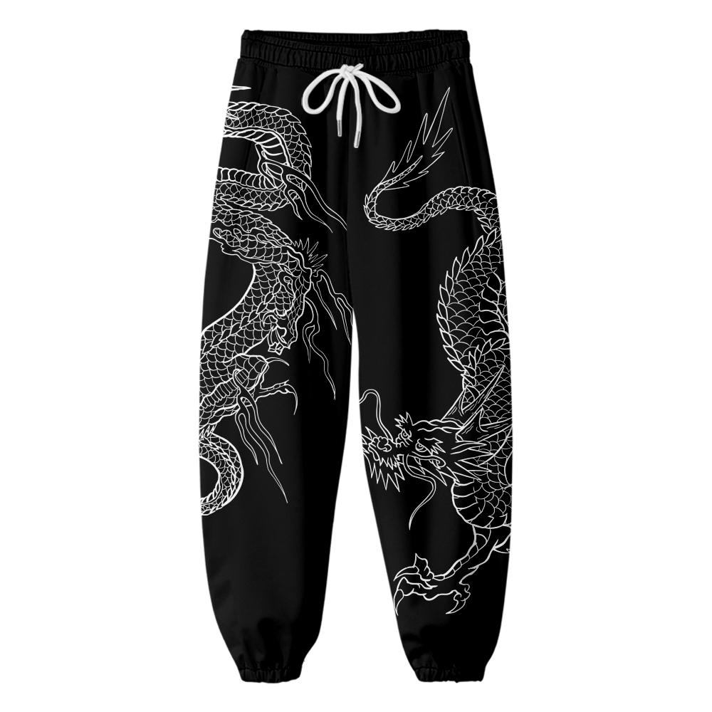 Women Shoes Joggers - Anime Dragon 3D Sweatpants Moda Harajuku