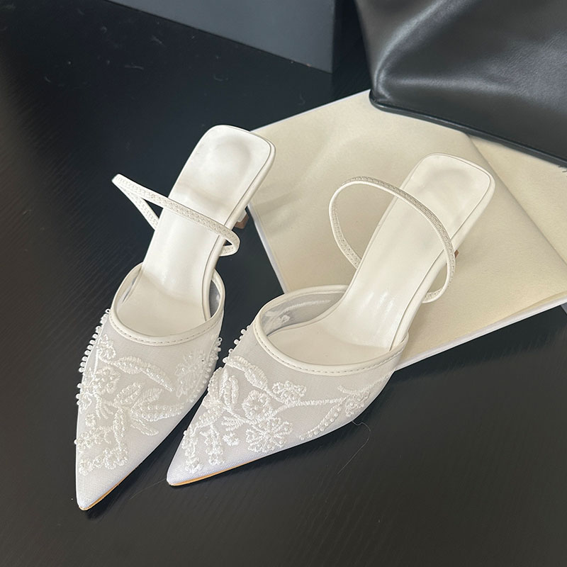Women Shoes Brand - 2026 Zarif Slingback Sandalet Kadın Ince