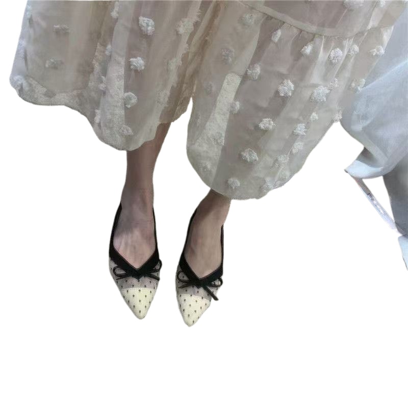 Women'S Shoes Everyday - 2026 Yaz Yeni Puantiyeli Tek Ayakkabı