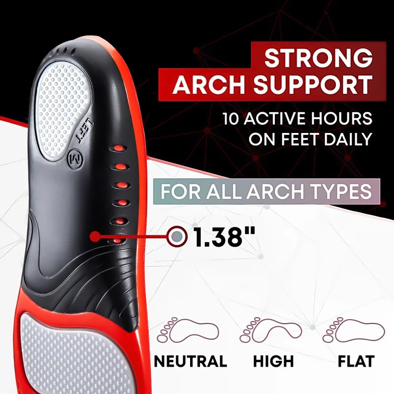 Women'S Shoes For Plantar Fasciitis - Premium Silikon Jel Ayakkabı Tabanlıkları Erkek