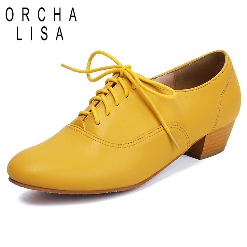 Women'S Shoes Extended Sizes - ORCHA LISA Vintage Günlük Topuklu Ayakkabılar