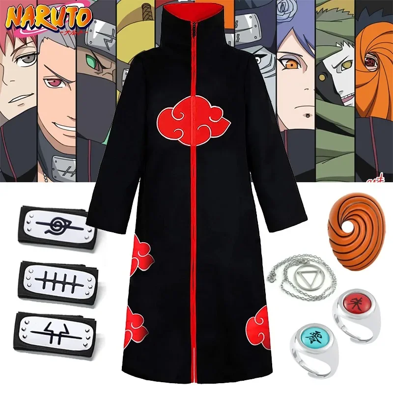 Women Shoes Xxl - Naruto Akatsuki Cosplay Kostüm Seti Erkek