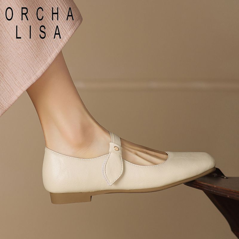 Women'S Shoes Extended Sizes - ORCHA LISA Trendy Bayan Balerin Ayakkabısı