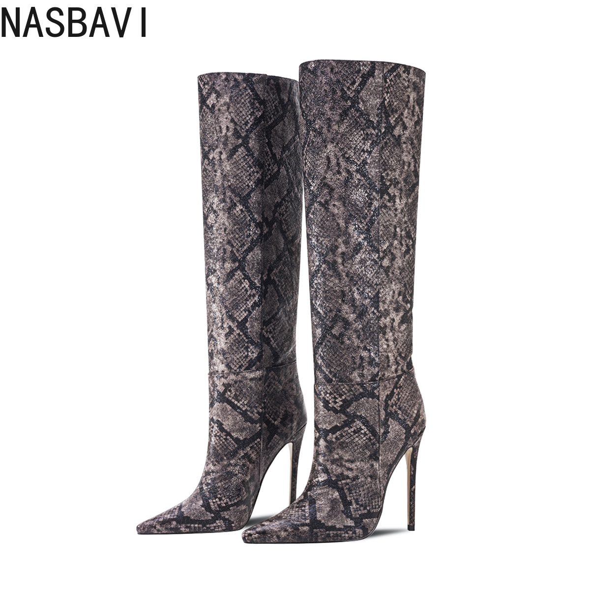 Zip Up Boots Short - Kışlık Modern Diz Üstü Çizmeler Kadınlar