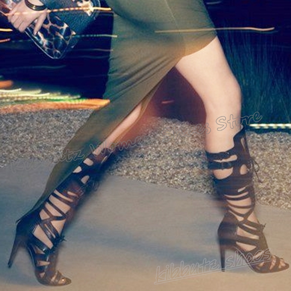 Knee High Boots Women - Spor Ayakkabı Bot Diz Yüksek Bağcıklı