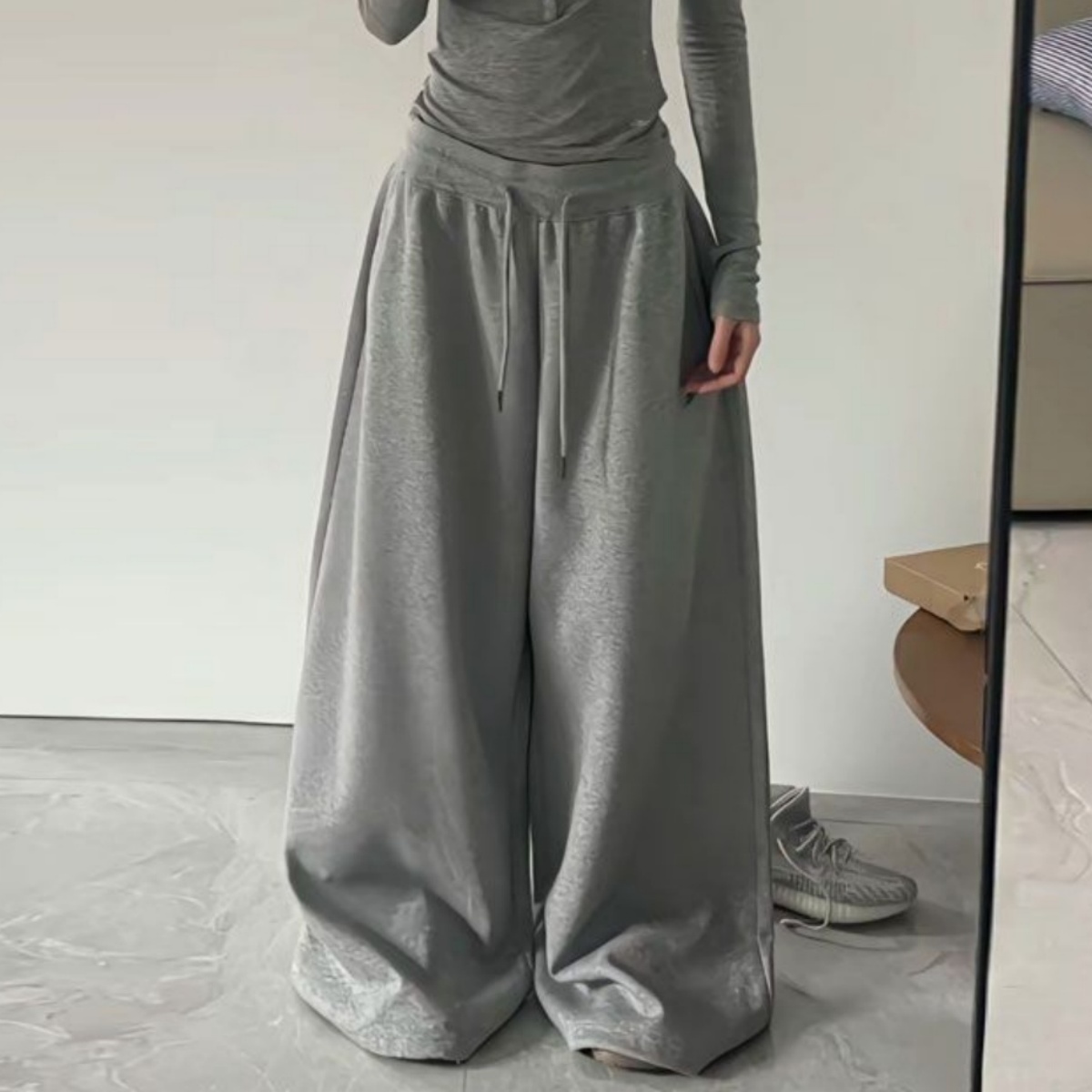 Women Shoes Joggers - Zarif kadın pantolonları moda yüksek bel