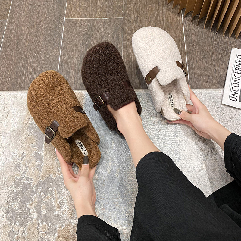 Women'S Shoes With Arch Support - 2025 Moda Kürklü Terlik Kadınlar İçin