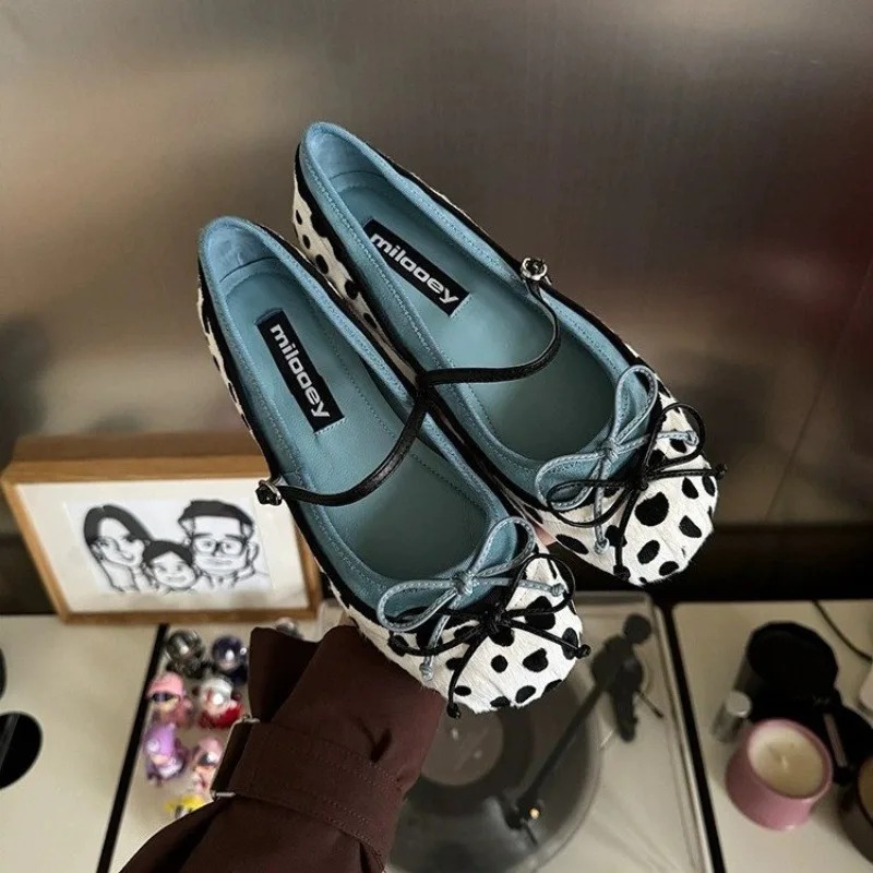Women'S Shoes Everyday - 2026 Fransız Düz Tabanlı Yuvarlak Burunlu