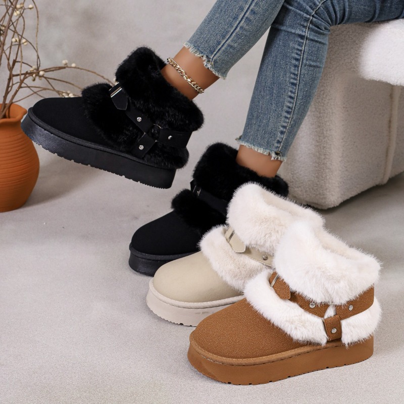 Women'S Shoes In Size 12 - Peluş Kar Botları Kadın 2026 Sonbahar