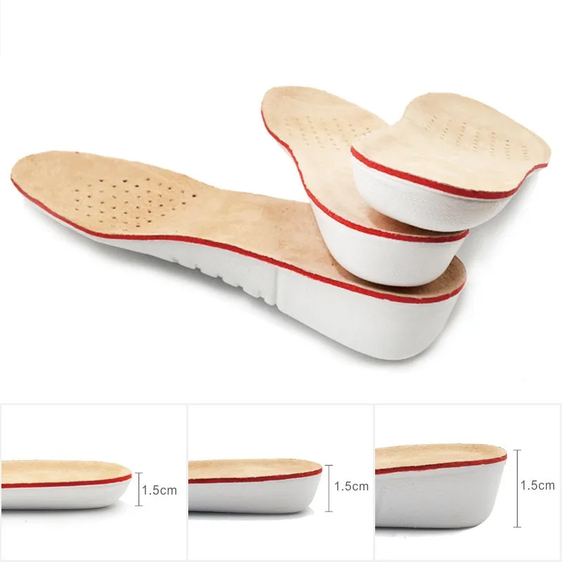 Women'S Shoes With Arch Support - 1 çift Yükseklik Artış Astarı Erkek