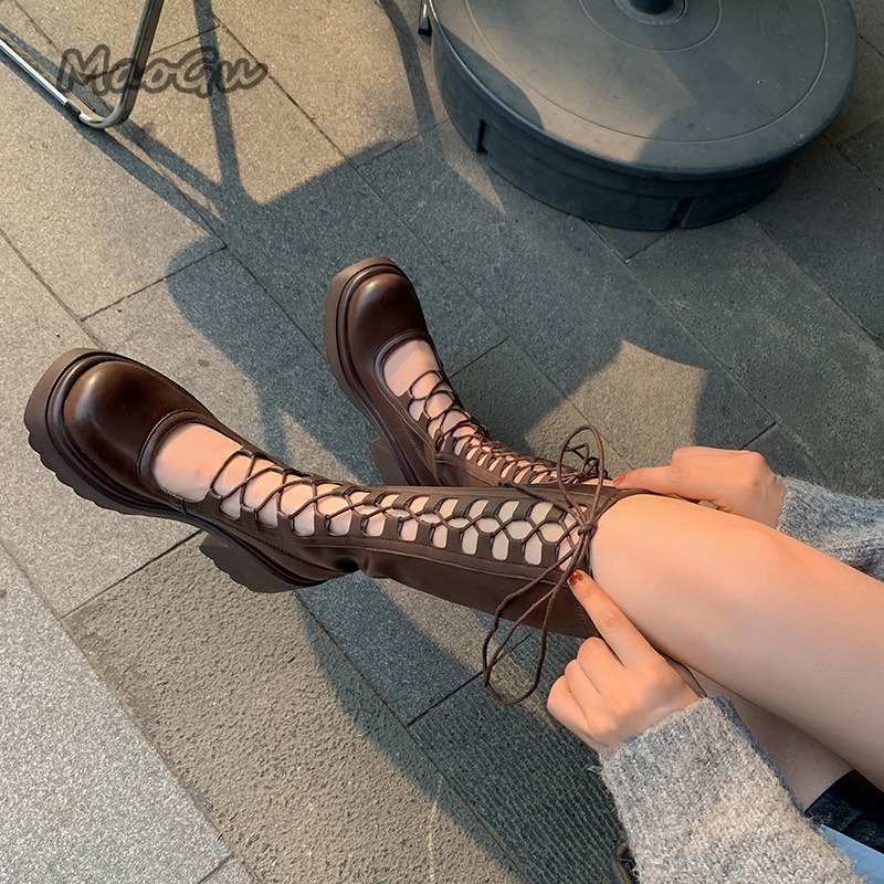 Yaz Kadın Diz Yüksek Çizmeler  - Knee High Boots Women incelemesi ve fiyatı
