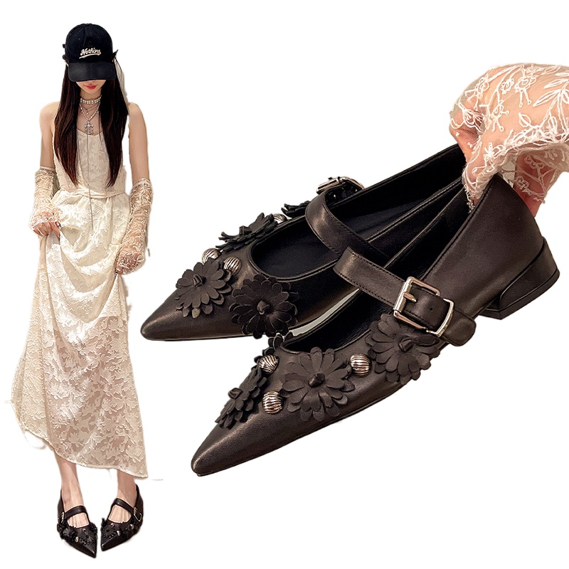 Metal Perçin Tokalı Kayışlı Yu - Mary Jane Shoes incelemesi ve fiyatı