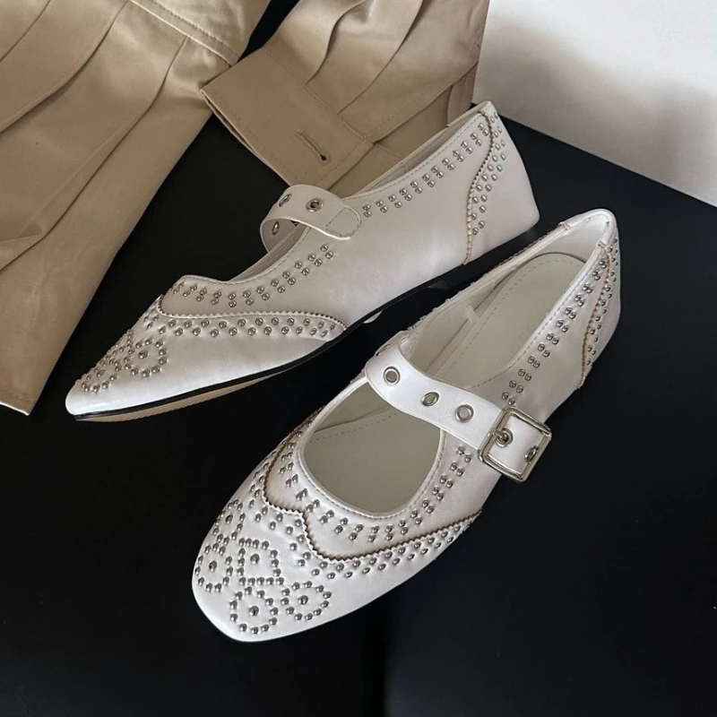 Retro Perçin Tokalı Tasarım Ba - Women Shoes Brand incelemesi ve fiyatı