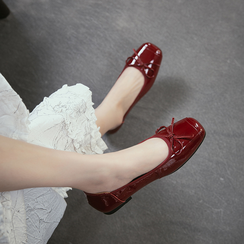 Hakiki Deri Yuvarlak Burun Düş - Women Shoes Japanese Brand incelemesi ve fiyatı