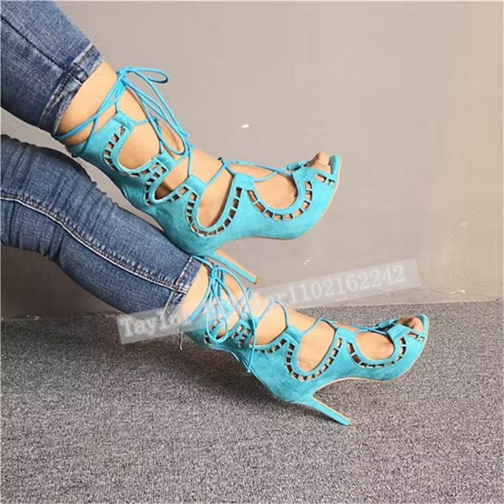 Mavi Burnu Açık Çapraz Askılı  - Suede Ankle Boot incelemesi ve fiyatı