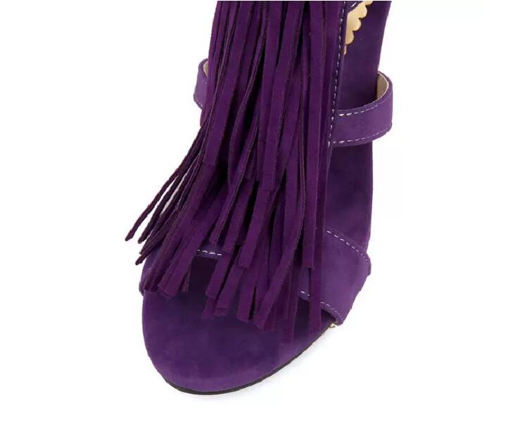 Seksi Mor Siyah Suni Süet Püsk - Women'S Shoes In Size 12 incelemesi ve fiyatı