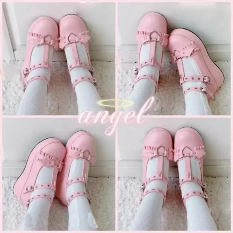Yeni Tatlı Kalp Toka Takozlar  - Mary Jane Shoes incelemesi ve fiyatı