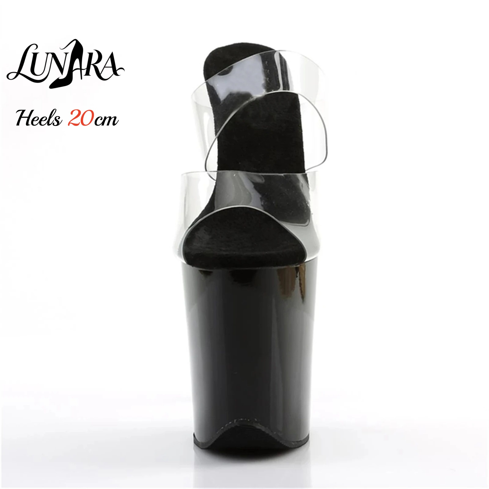 20 cm Şeffaf PVC Askılı Ultra  - Clear Strap Heel incelemesi ve fiyatı