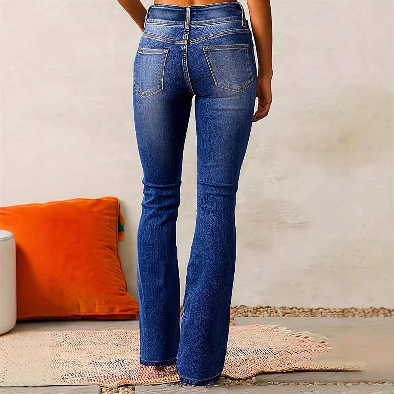 2025 Vintage Orta Bel Yıkanmış - Women Shoes Jeans incelemesi ve fiyatı