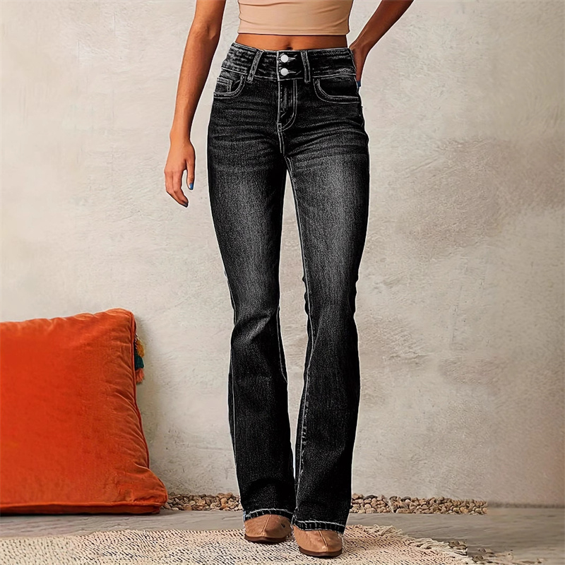 2025 Vintage Orta Bel Yıkanmış - Women Shoes Jeans incelemesi ve fiyatı