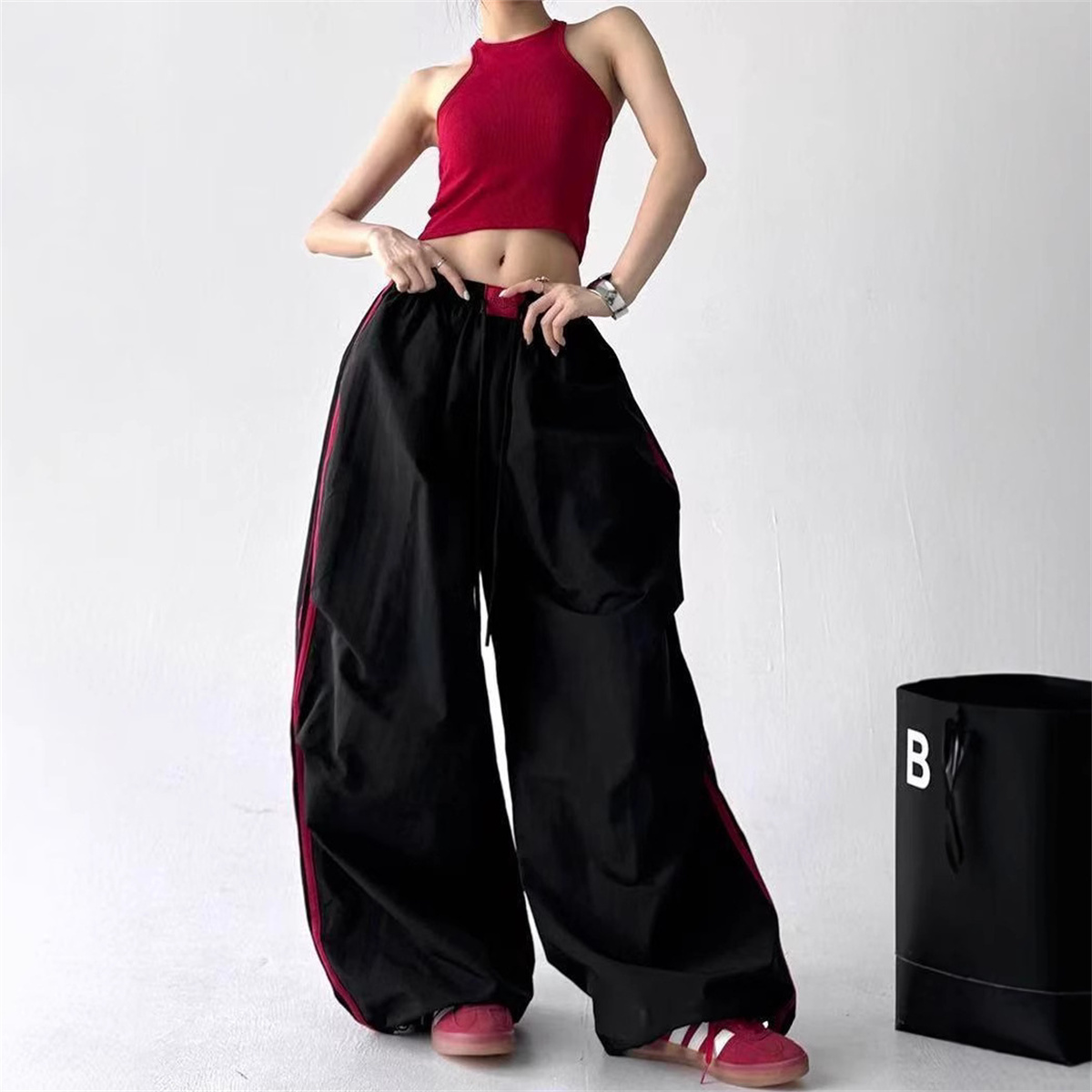 Kadın Kargo Bol Paça Eşofman A - Women Shoes Joggers incelemesi ve fiyatı