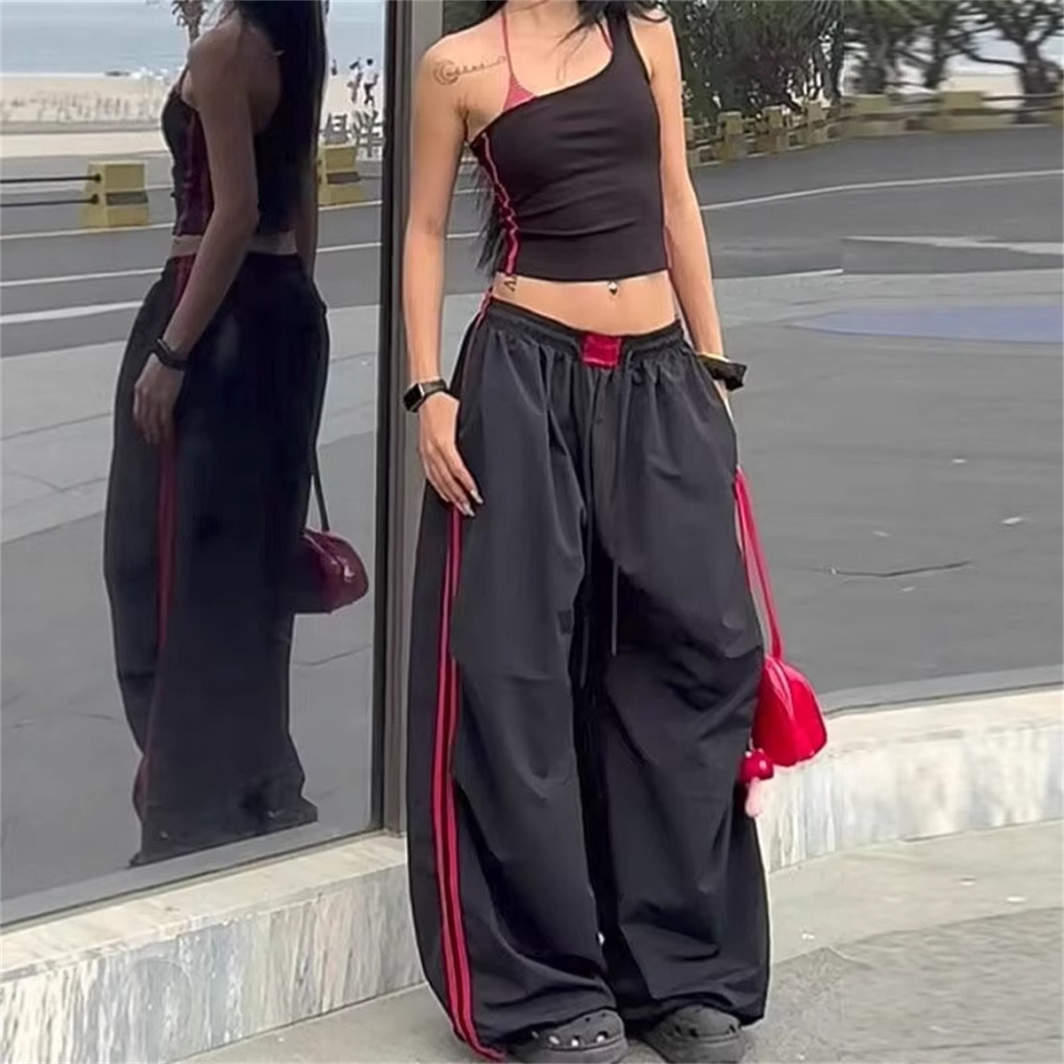 Kadın Kargo Bol Paça Eşofman A - Women Shoes Joggers incelemesi ve fiyatı