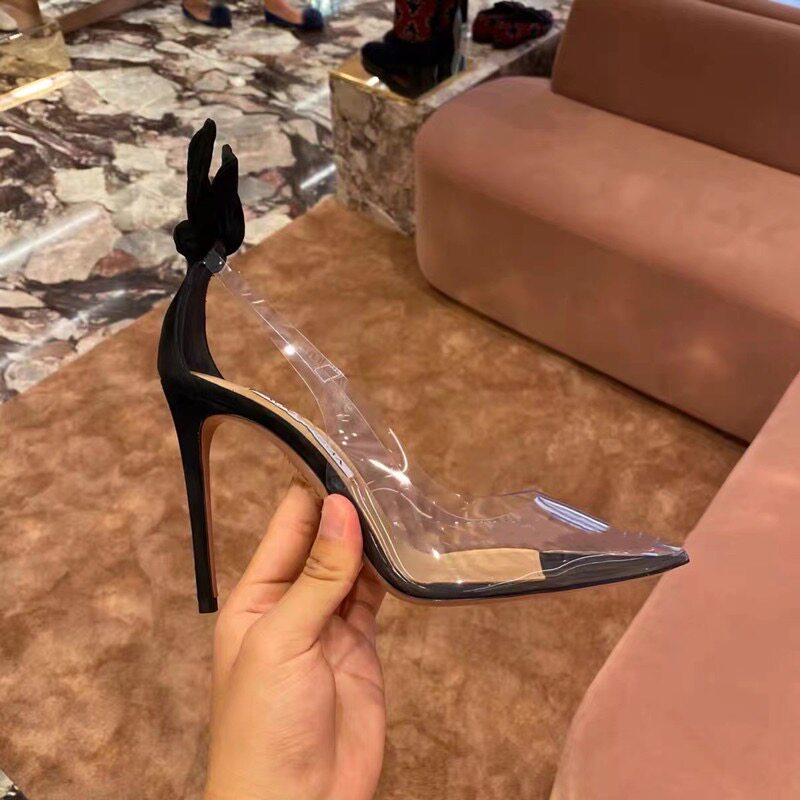 Yeni Yaz Seksi Tavşan Kulağı S - Clear Strap Heel incelemesi ve fiyatı