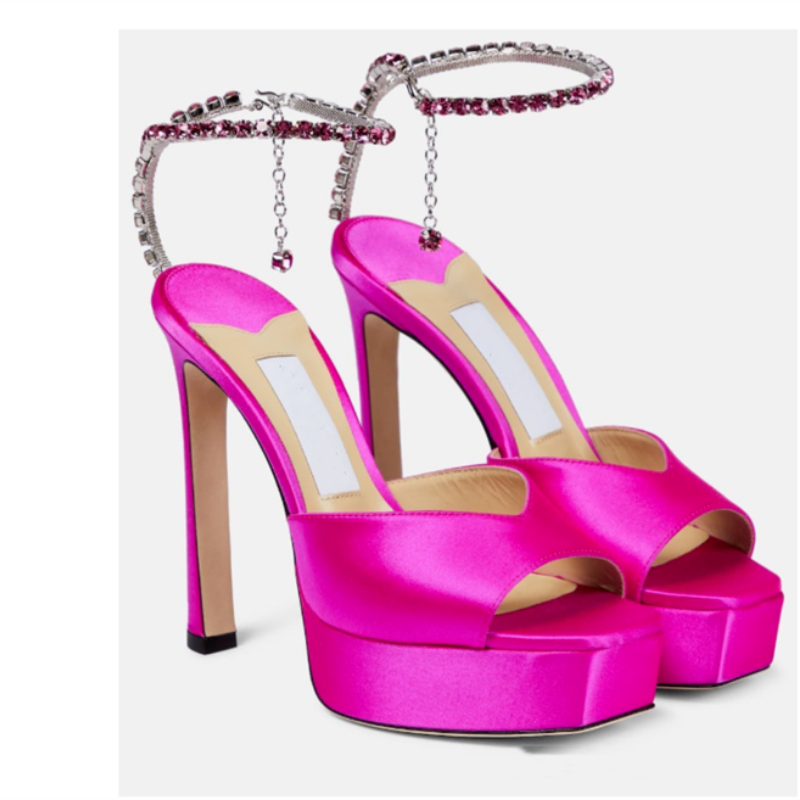 Renkli zincir su elmas sandale - Women Shoes Brand incelemesi ve fiyatı