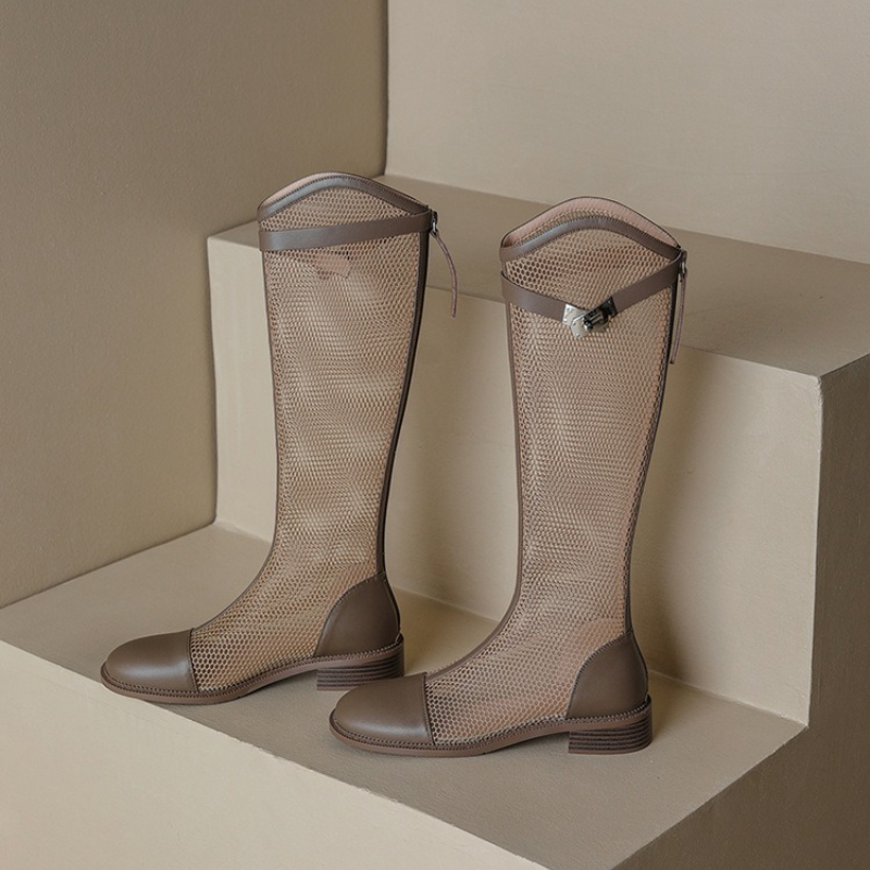 Kadın Yaz Diz boyu Örgü Yüksek - Knee High Boots Women incelemesi ve fiyatı