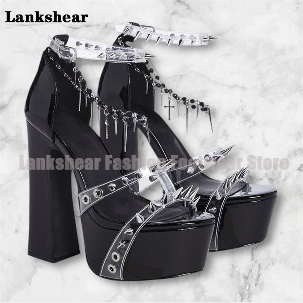 Platform Çivili Temizle Pvc Sa - Clear Strap Heel incelemesi ve fiyatı
