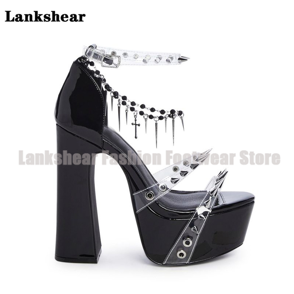 Platform Çivili Temizle Pvc Sa - Clear Strap Heel incelemesi ve fiyatı