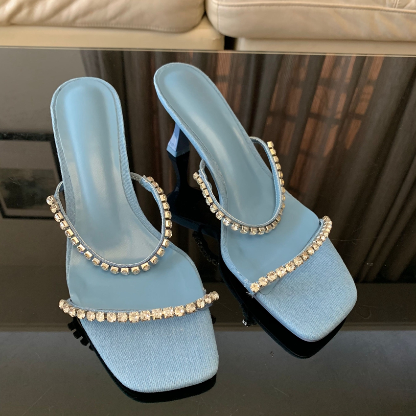 Denim taklidi topuklu sandalet - Women Shoes Jeans incelemesi ve fiyatı