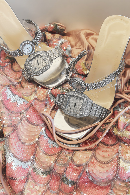 Orijinal tasarım kristal saatl - Clear Strap Heel incelemesi ve fiyatı