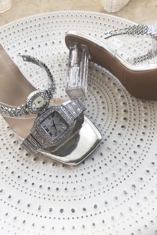 Orijinal tasarım kristal saatl - Clear Strap Heel incelemesi ve fiyatı
