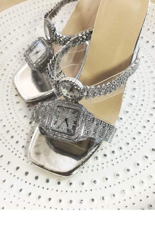 Orijinal tasarım kristal saatl - Clear Strap Heel incelemesi ve fiyatı