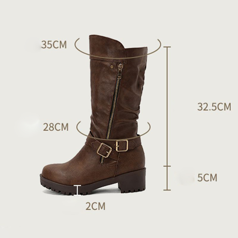 ORCHALISA Retro Bayan Orta Boy - Women'S Shoes Extended Sizes incelemesi ve fiyatı