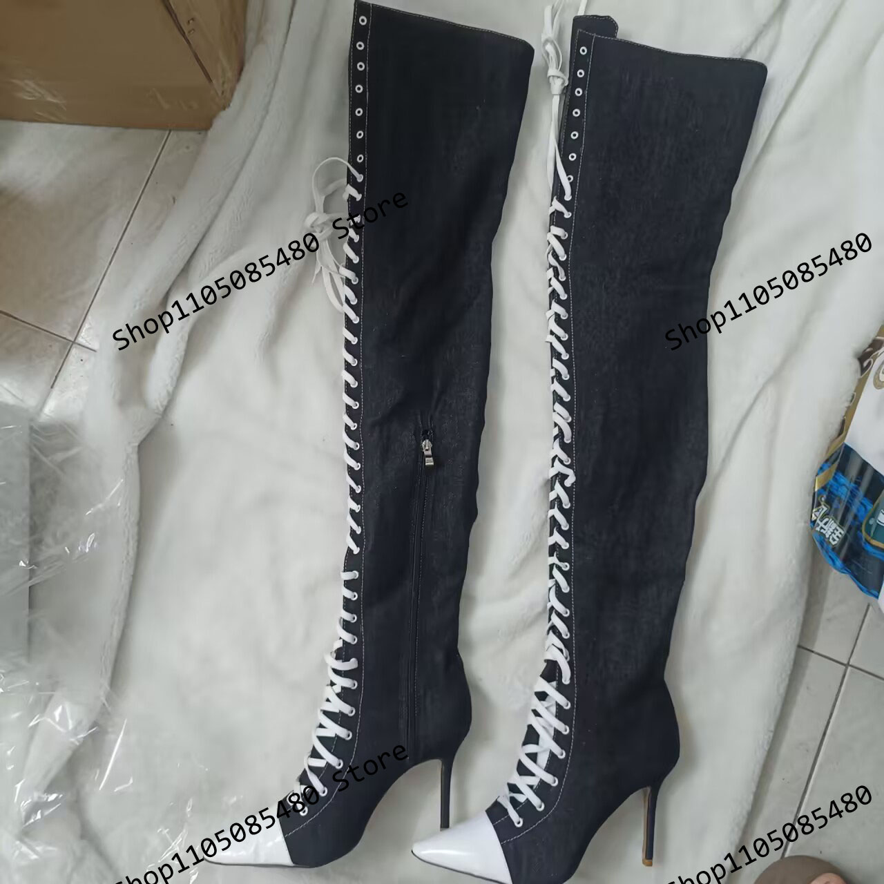 2025 Yeni Kadın Sivri Burun Yü - Women Shoes Jeans incelemesi ve fiyatı