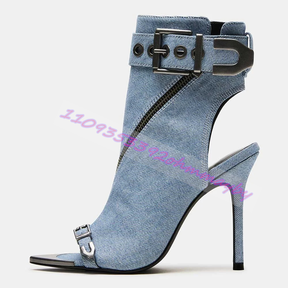 Yaz Mavi Denim Sivri Burunlu K - Suede Ankle Boot incelemesi ve fiyatı