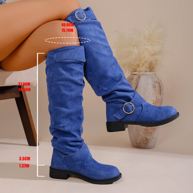 Vintage Batı Tarzı Diz Üstü Bo - Knee High Boots Women incelemesi ve fiyatı