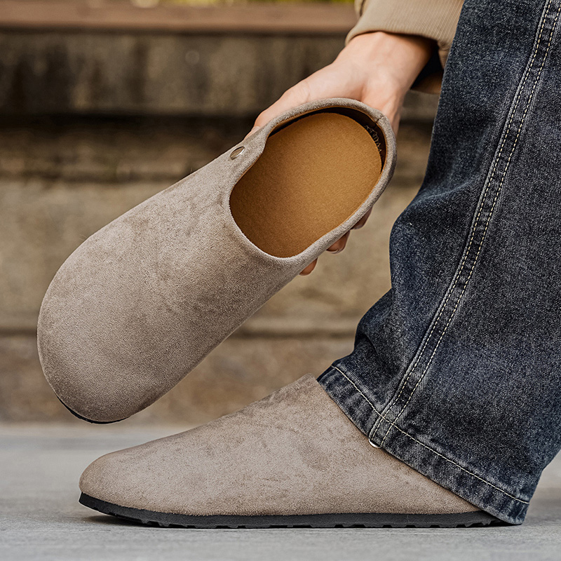 Erkek Süet Deri Terlik Mules K - Women'S Shoes With Arch Support incelemesi ve fiyatı