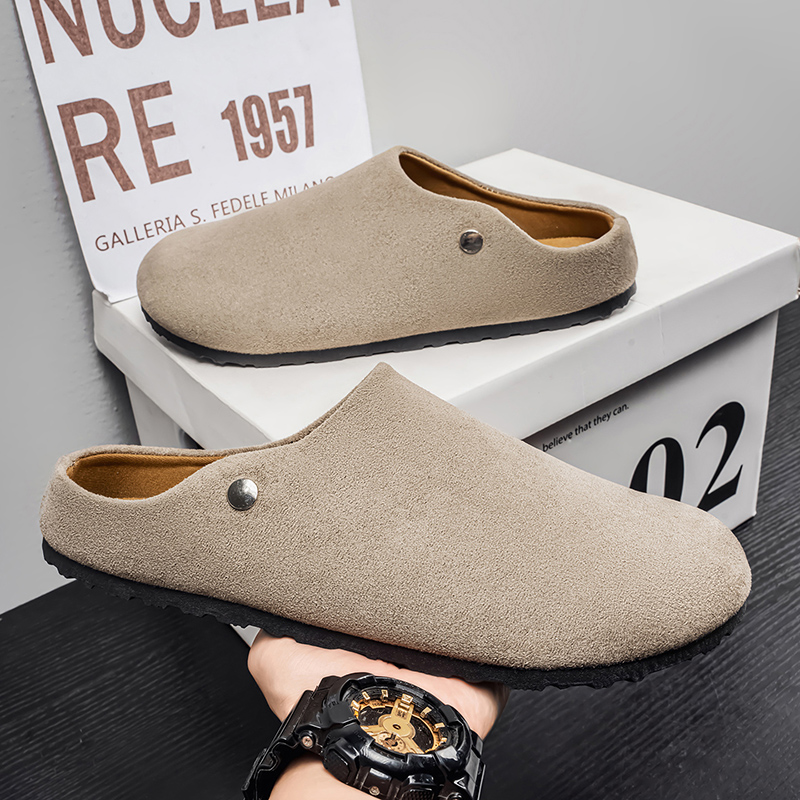 Erkek Süet Deri Terlik Mules K - Women'S Shoes With Arch Support incelemesi ve fiyatı