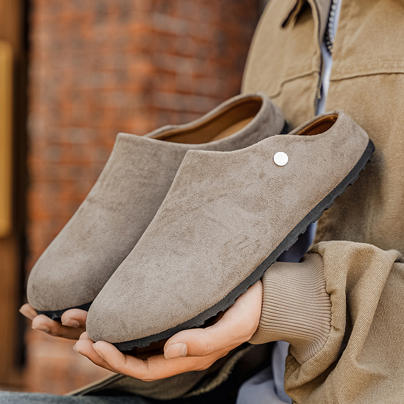 Erkek Süet Deri Terlik Mules K - Women'S Shoes With Arch Support incelemesi ve fiyatı