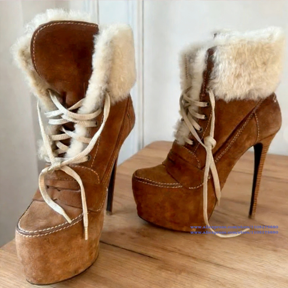 Kahverengi Süet Stiletto Topuk - Suede Ankle Boot incelemesi ve fiyatı