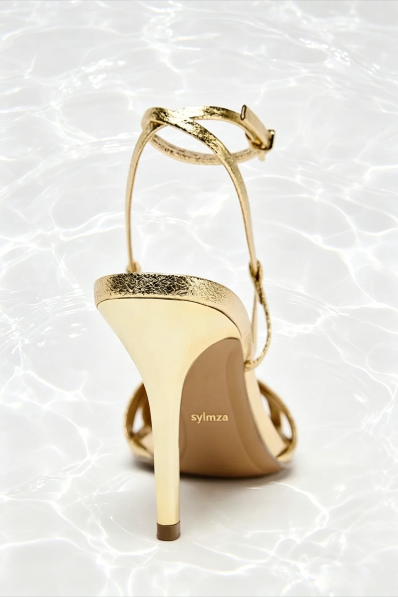 Moda Altın Ince Topuklu Sandal - Women Shoes Brand incelemesi ve fiyatı