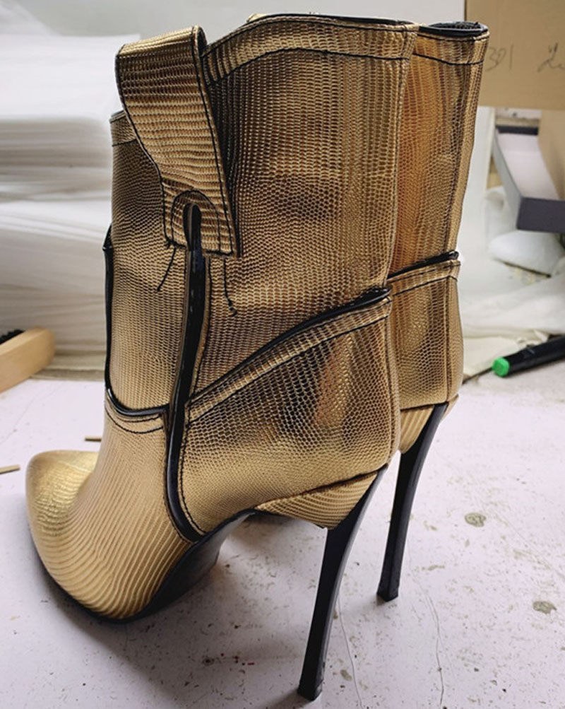 Gümüş Altın Rugan Deri Bilek B - Women'S Shoes Size 12 incelemesi ve fiyatı