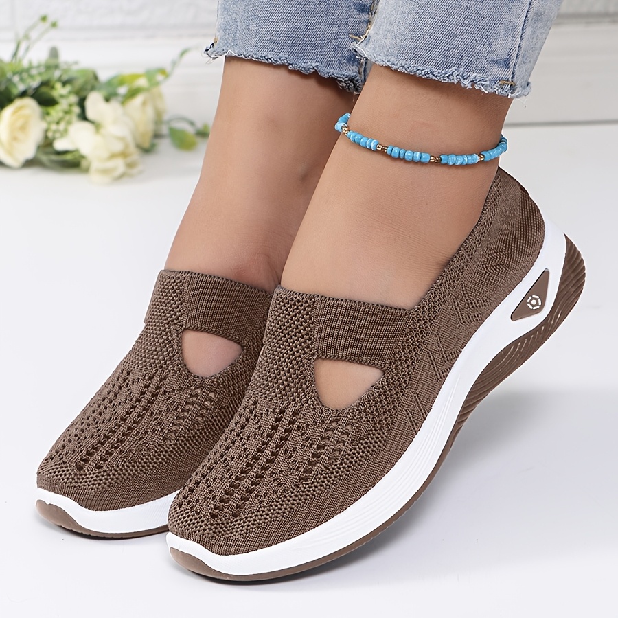 Kadın İlkbahar Yaz Örgü Slip-O - Women'S Shoes With Arch Support incelemesi ve fiyatı