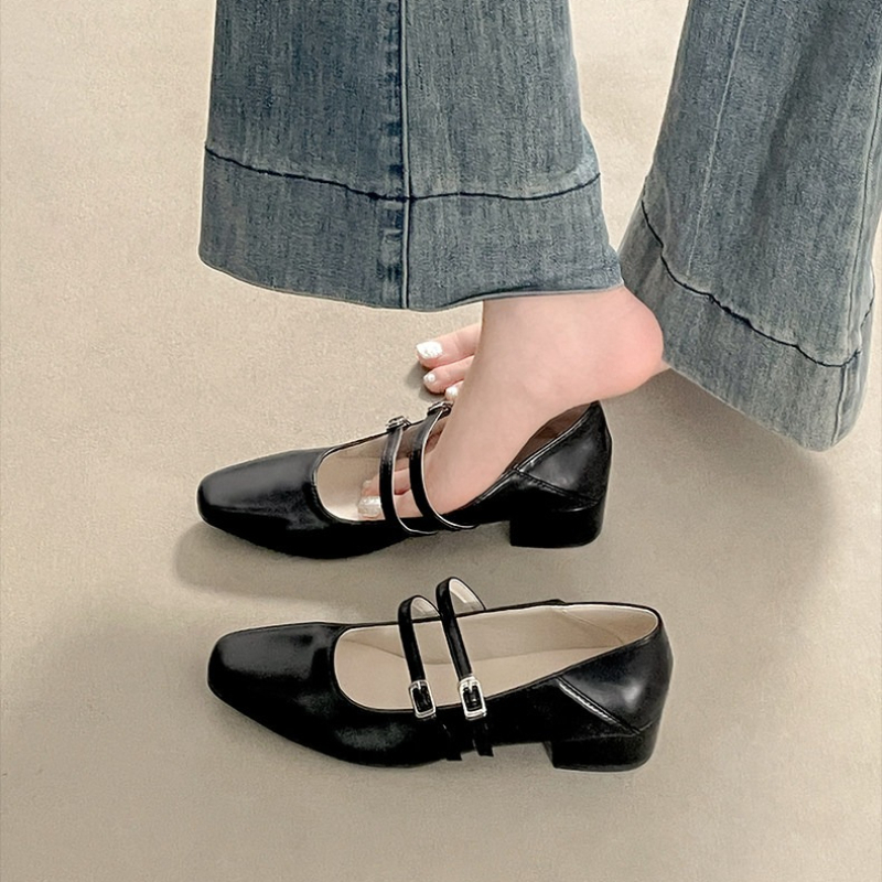 Kare Burunlu Düşük Topuklu Kad - Women'S Shoes Everyday incelemesi ve fiyatı