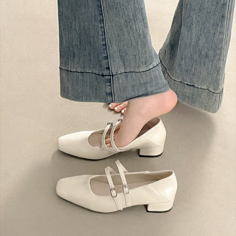 Kare Burunlu Düşük Topuklu Kad - Women'S Shoes Everyday incelemesi ve fiyatı